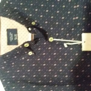 Poached poplin men's shirt